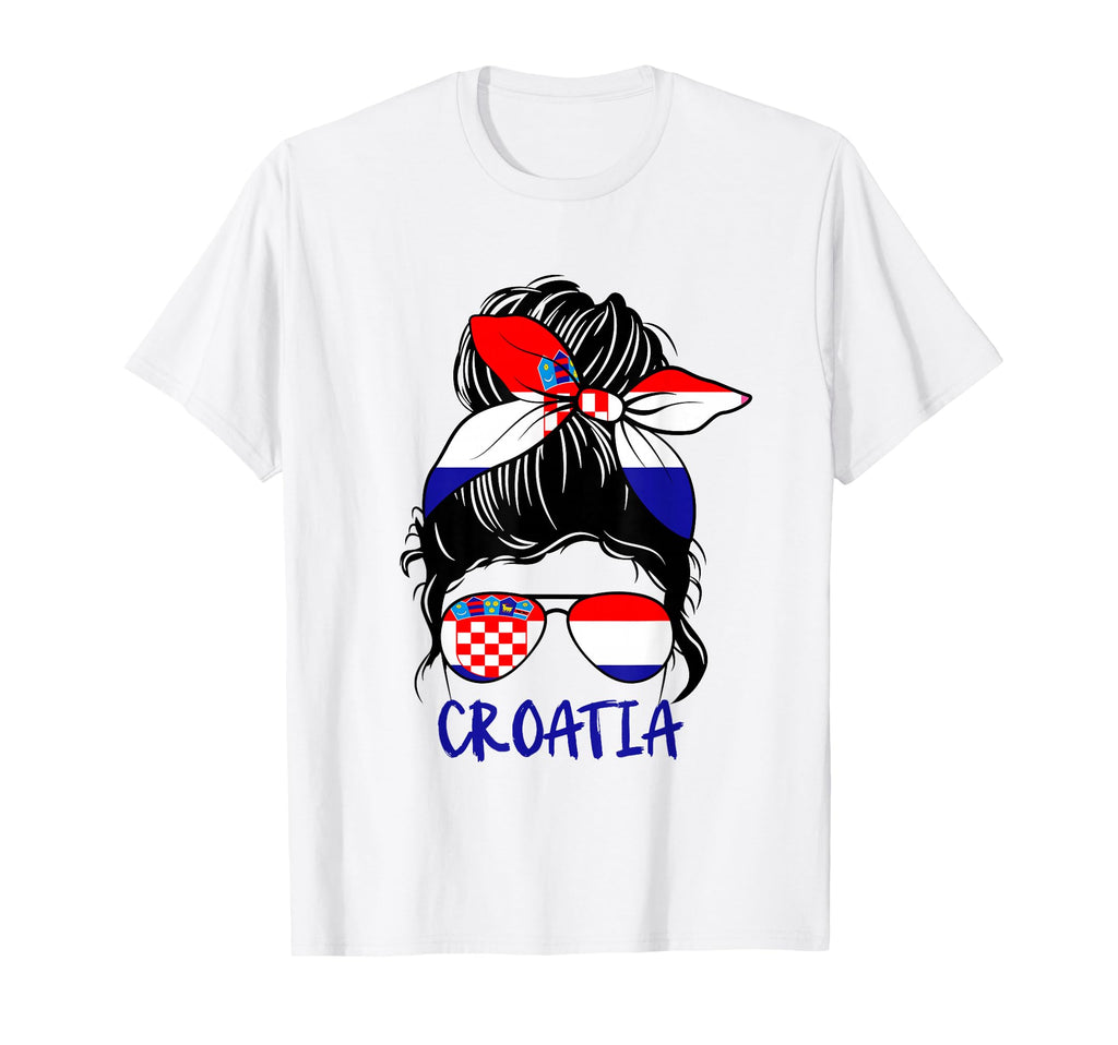 Croatian Croatian Proud Croatia Flag T-Shirt - Fun Novelty Design Unisex - T-Shirt, Sweatshirt, Hoodie