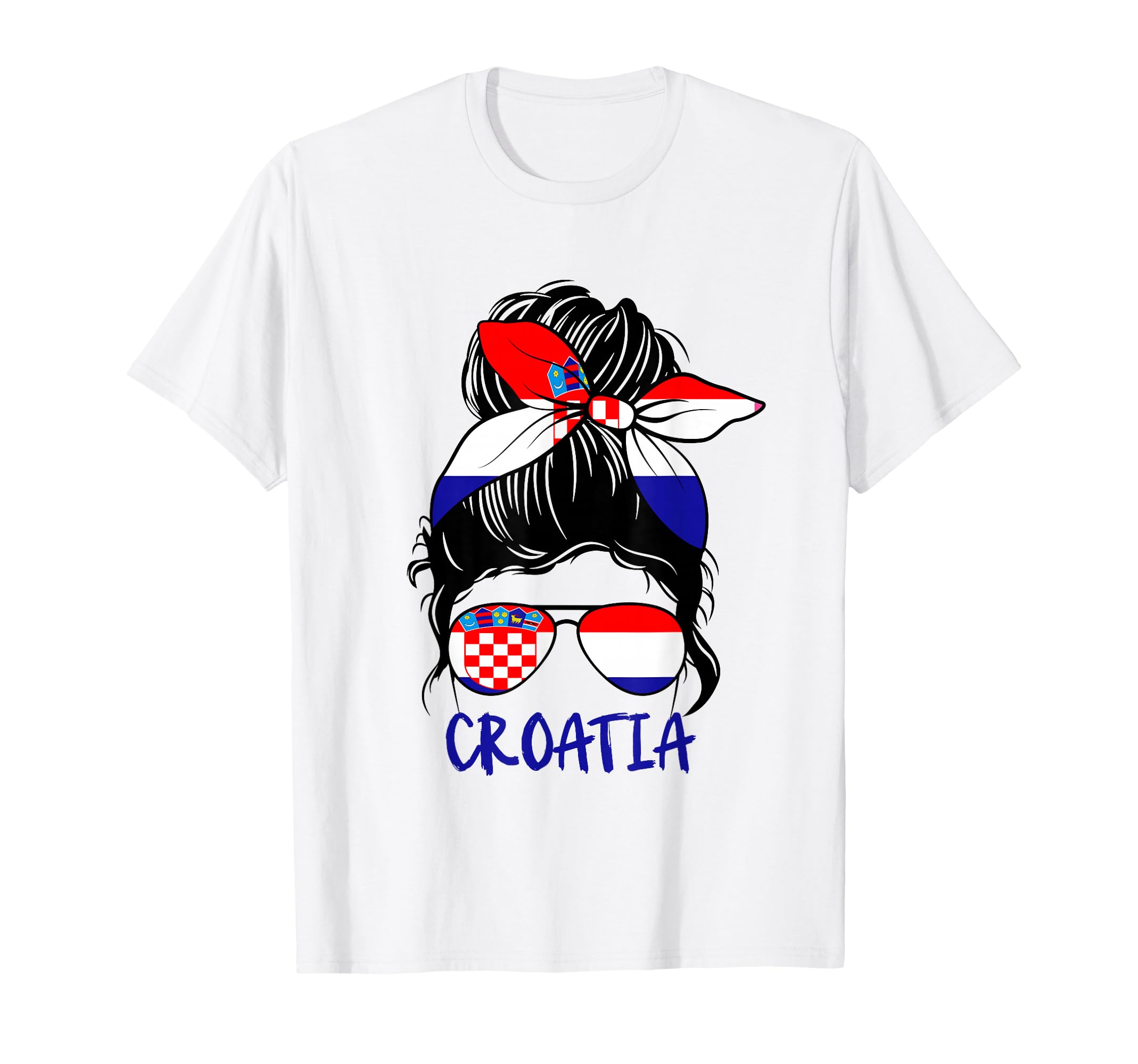 Croatian Croatian Proud Croatia Flag T-Shirt - Fun Novelty Design Unisex - T-Shirt, Sweatshirt, Hoodie