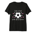 Just Who Loves Soccer Funny Sayings T-Shirt - Custom Art Print Unisex - T-Shirt, Sweatshirt, Hoodie