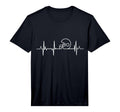 Heartbeat American Football T-Shirt - Custom Art Print for Adults - T-Shirt, Sweatshirt, Hoodie