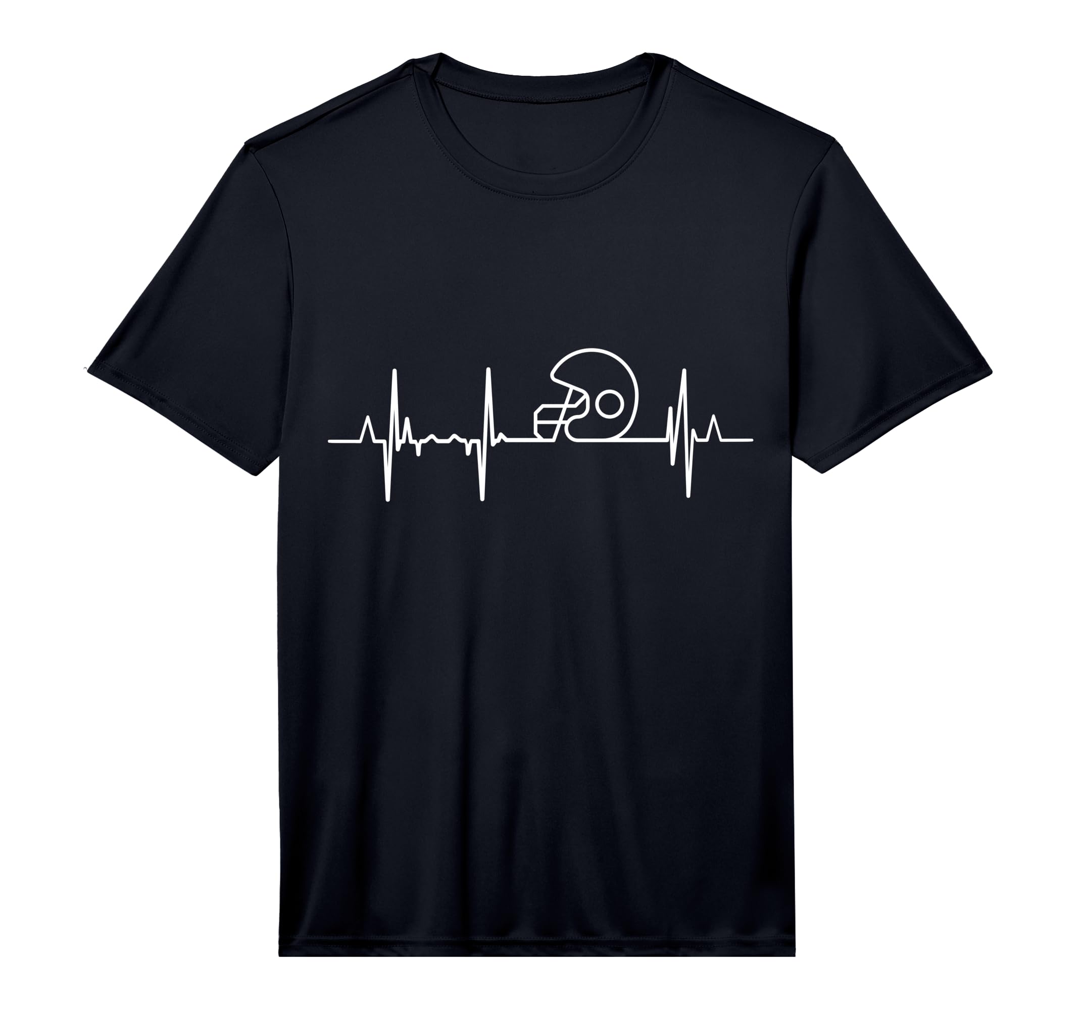 Heartbeat American Football T-Shirt - Custom Art Print for Adults - T-Shirt, Sweatshirt, Hoodie
