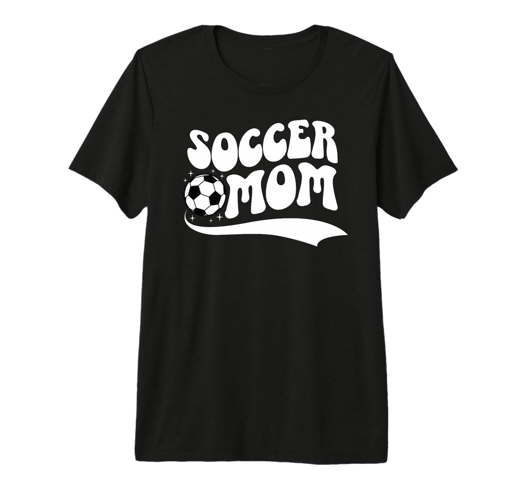 Soccer Mom Soccer Player Mother Groovy T-Shirt - Novelty Apparel Men Women - T-Shirt, Sweatshirt, Hoodie