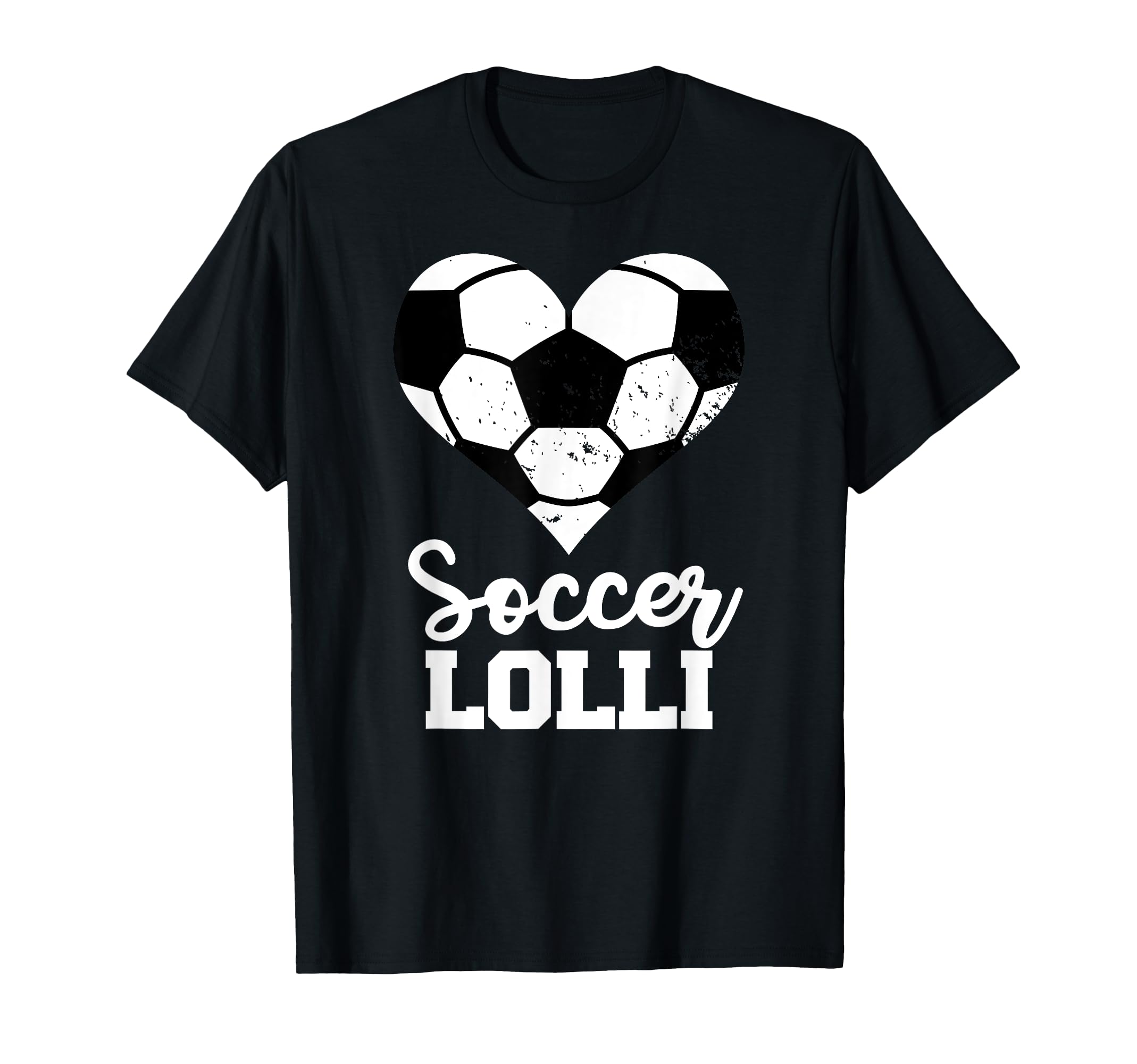 Soccer Lolli Funny Soccer Heart Grandma T-Shirt - Minimalist Print Unisex - T-Shirt, Sweatshirt, Hoodie