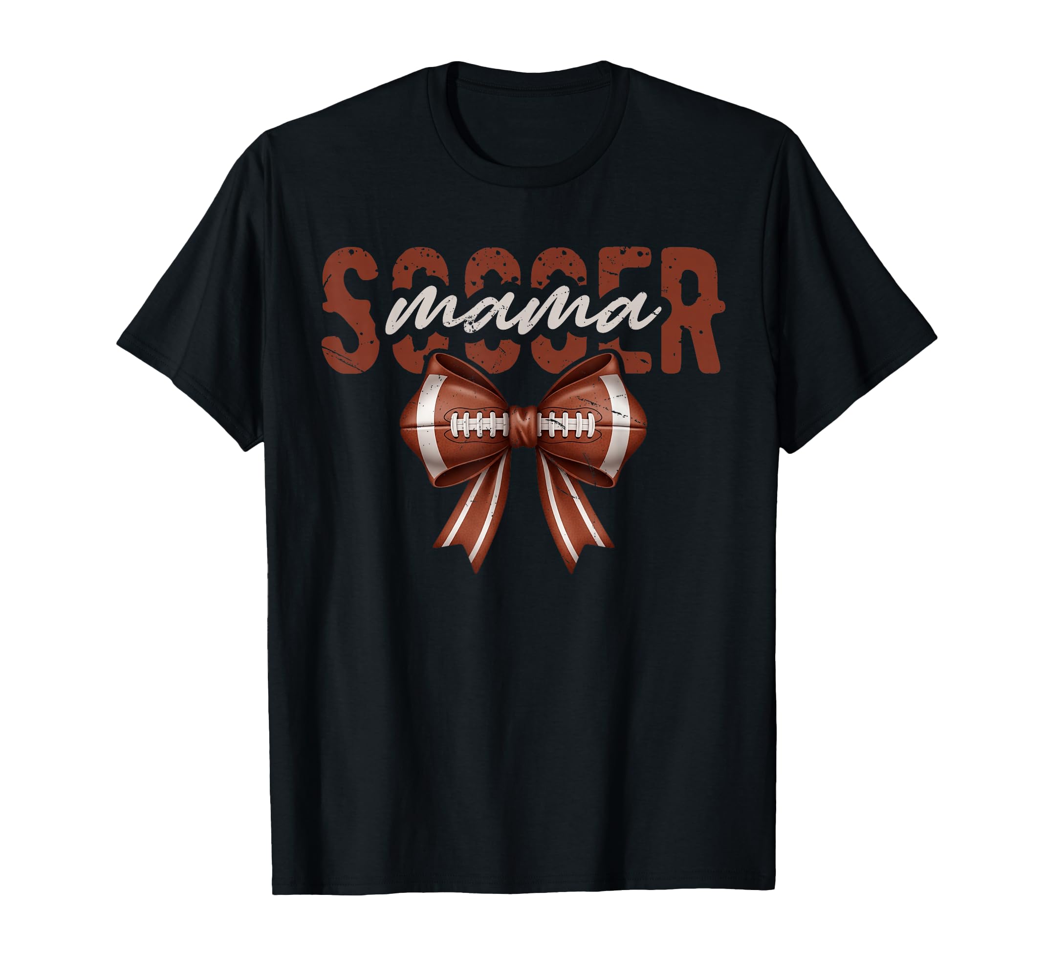 Soccer Mama Bow Funny Game Day Sports T-Shirt - Graphic Print Men Women - T-Shirt, Sweatshirt, Hoodie