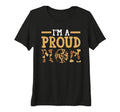 Womens Im Proud Mom Baseball Tri T-Shirt - Fun Novelty Design for Adults - T-Shirt, Sweatshirt, Hoodie
