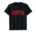Red South Team Colors Spirit Sports T-Shirt - Streetwear Style for Adults - T-Shirt, Sweatshirt, Hoodie