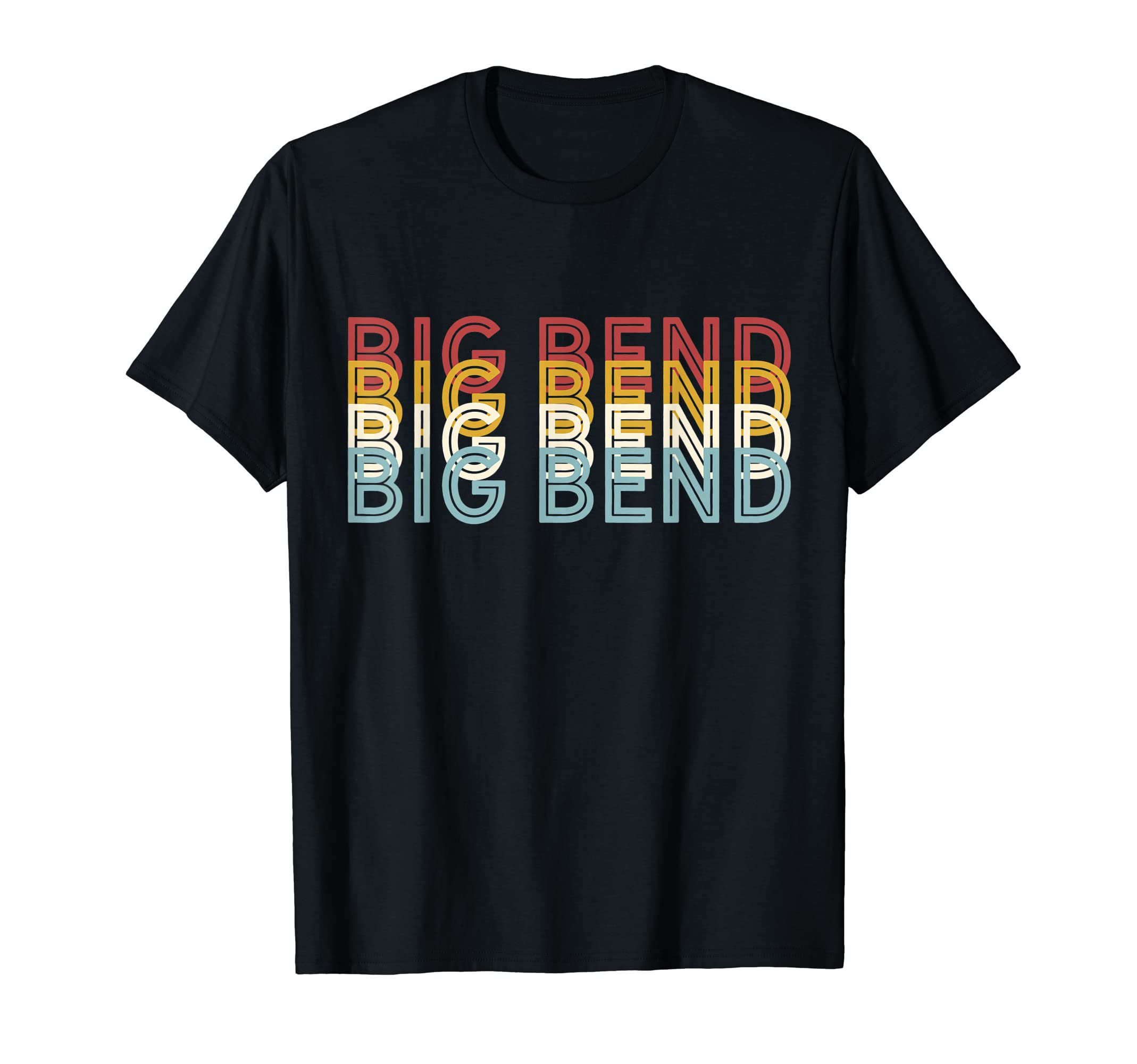 70S Usa Big Bend National Park T-Shirt - Minimalist Print Unisex - T-Shirt, Sweatshirt, Hoodie