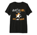Just Who Loves Cats And Soccer Cat T-Shirt - Fun Novelty Design Unisex - T-Shirt, Sweatshirt, Hoodie