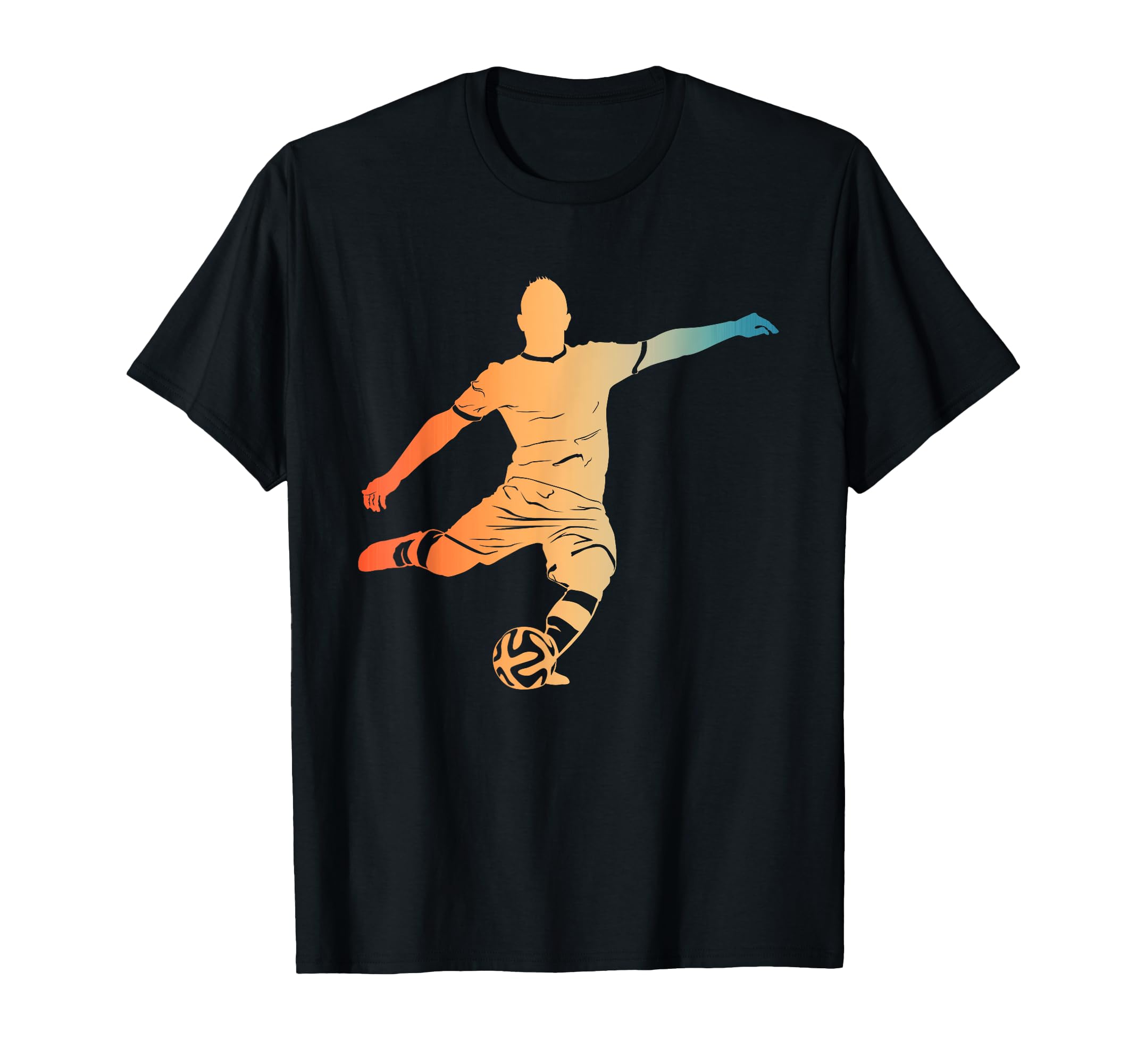 Silhouette Soccer Player Goalkeeper Lover T-Shirt - Graphic Print Unisex - T-Shirt, Sweatshirt, Hoodie