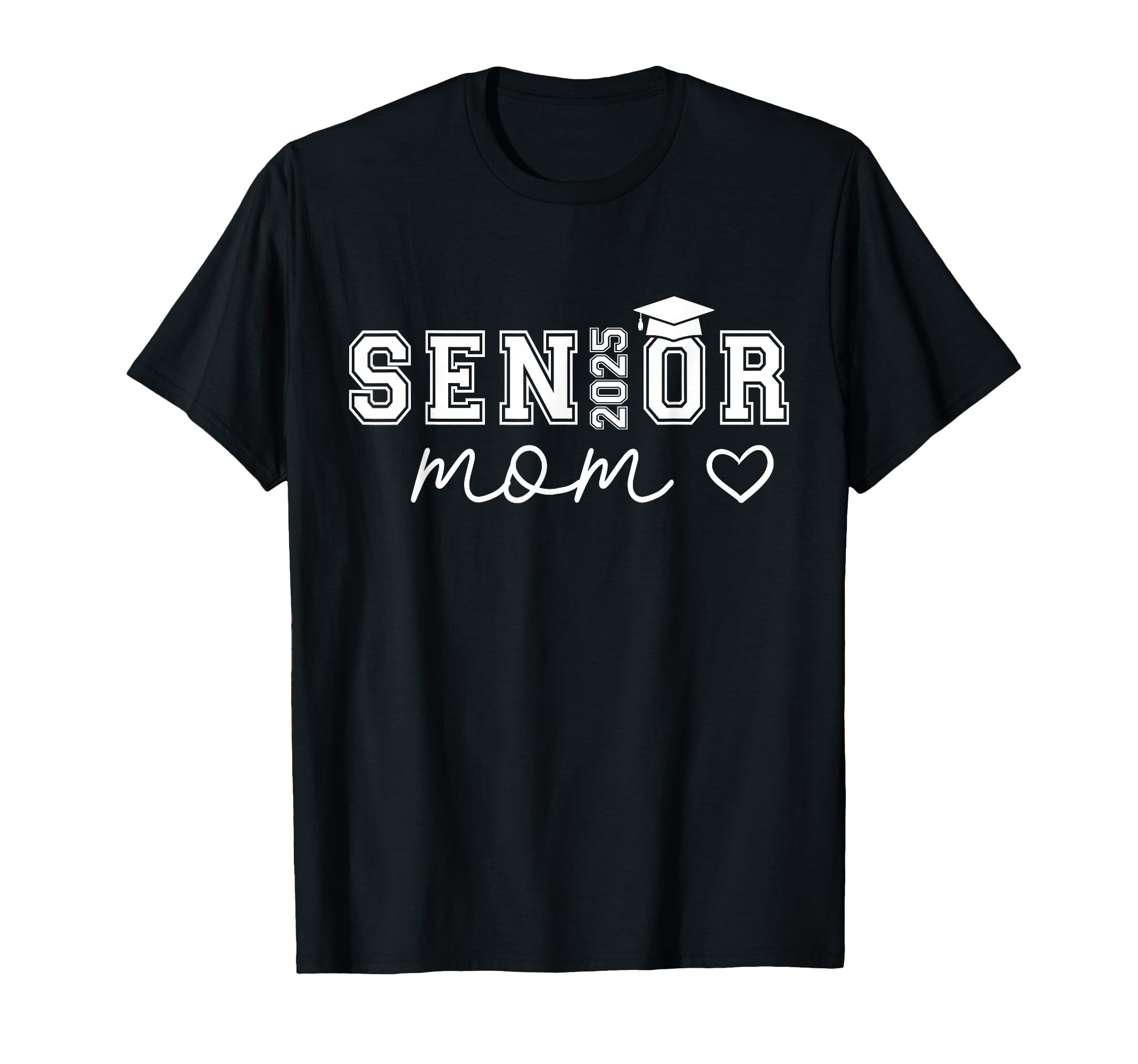 Mom Senior 2025 Proud Mom Class 2025 T-Shirt - Minimalist Print for Adults - T-Shirt, Sweatshirt, Hoodie