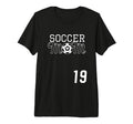 Number 19 Soccer Mom Mothers Day 19 Player T-Shirt - Unique Graphic Unisex - T-Shirt, Sweatshirt, Hoodie