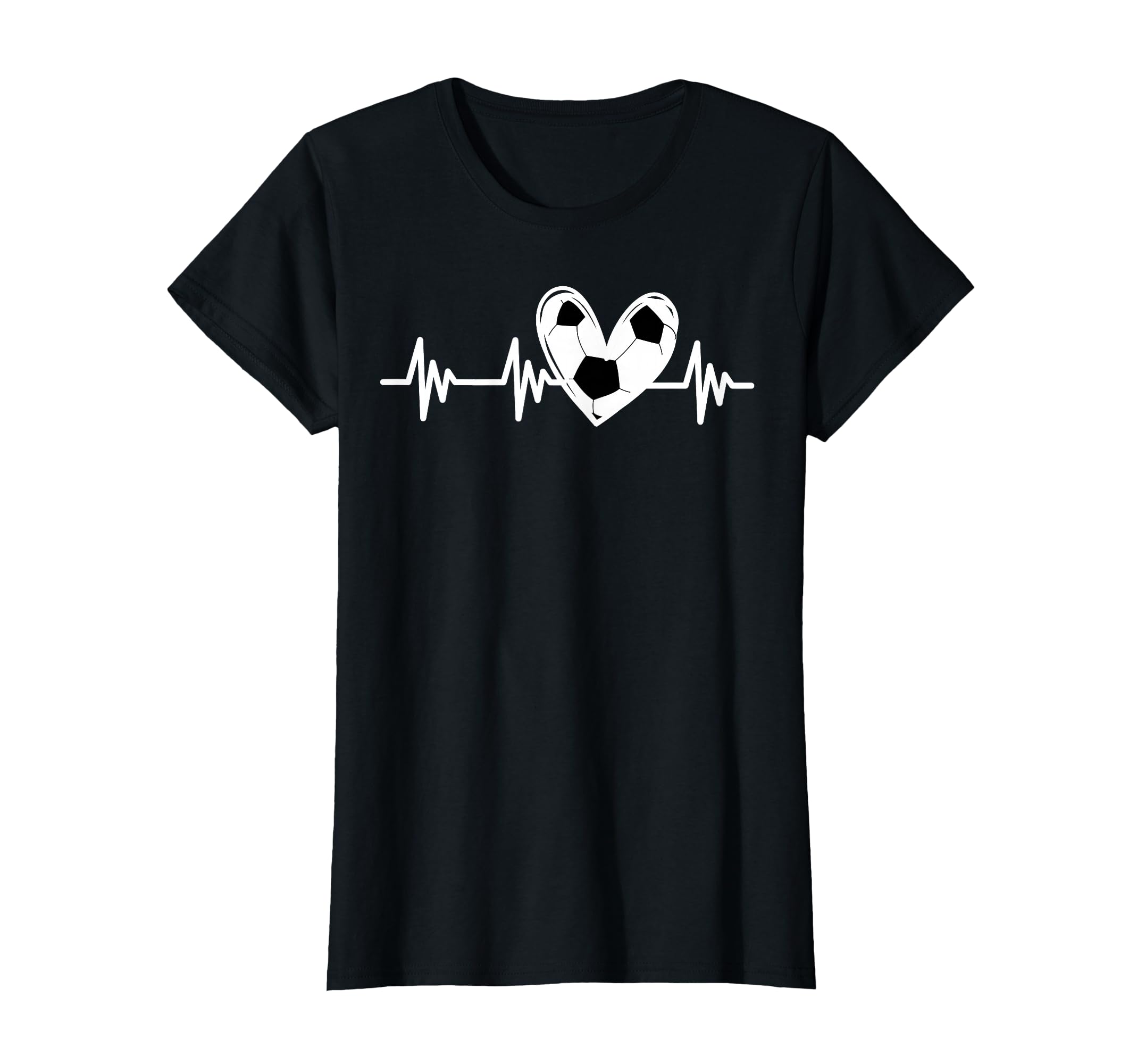 Heartbeat Soccer Lover Tween Teen T-Shirt - Novelty Apparel Men Women - T-Shirt, Sweatshirt, Hoodie