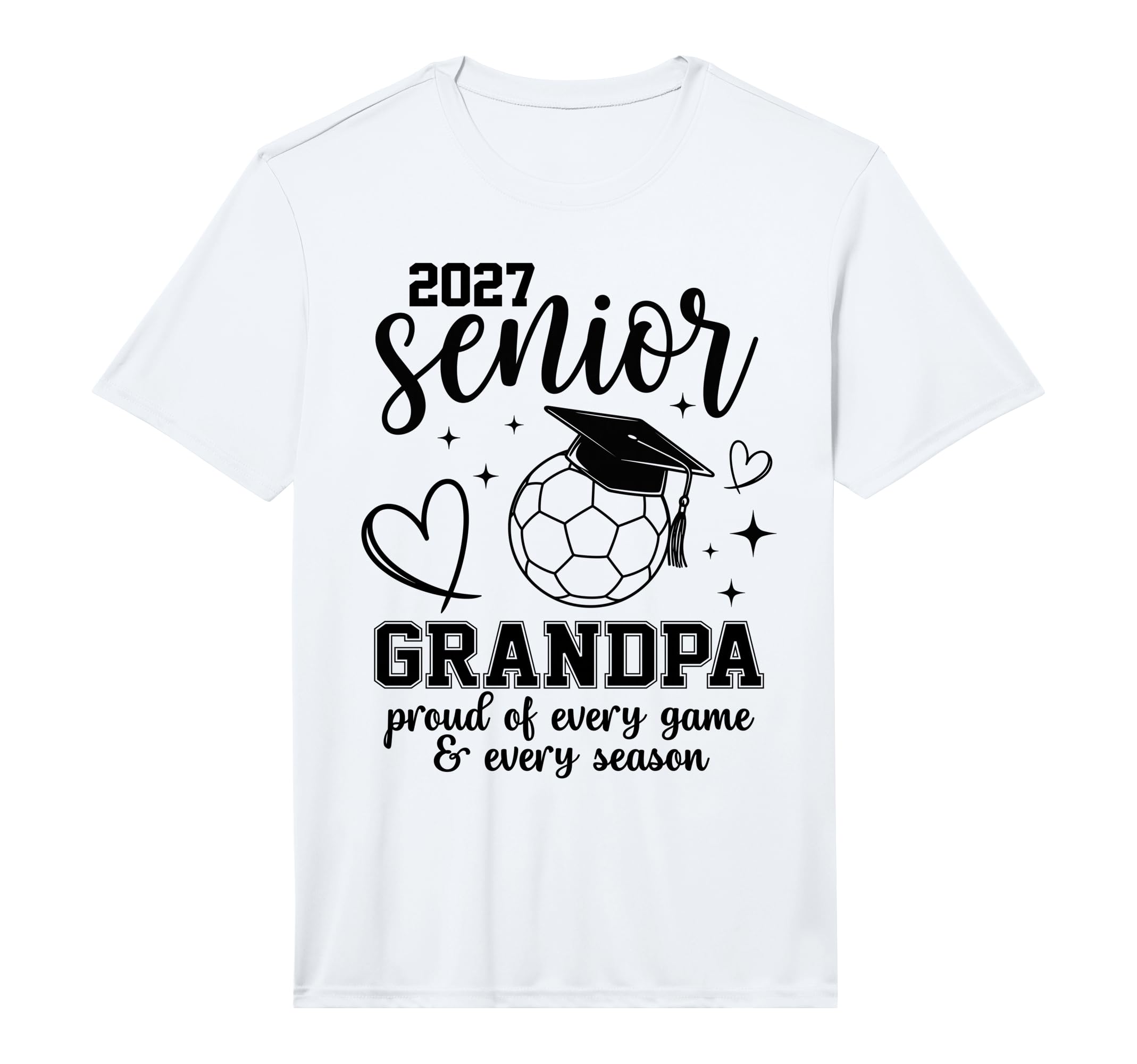 2027 Senior Soccer Grandpa Proud T-Shirt - Fun Novelty Design Unisex - T-Shirt, Sweatshirt, Hoodie