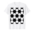 Soccer Player Gifts Soccer Pattern T-Shirt - Minimalist Print Men Women - T-Shirt, Sweatshirt, Hoodie