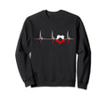 Poland Polish Soccer Team Heartbeat Sweatshirt - Unique Graphic Men Women - T-Shirt, Sweatshirt, Hoodie