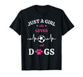 Just Who Loves Dogs And Soccer Gift T-Shirt - Streetwear Style for Adults - T-Shirt, Sweatshirt, Hoodie