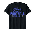 Eat Sleep Football Repeat Funny T-Shirt - Minimalist Print Men Women - T-Shirt, Sweatshirt, Hoodie