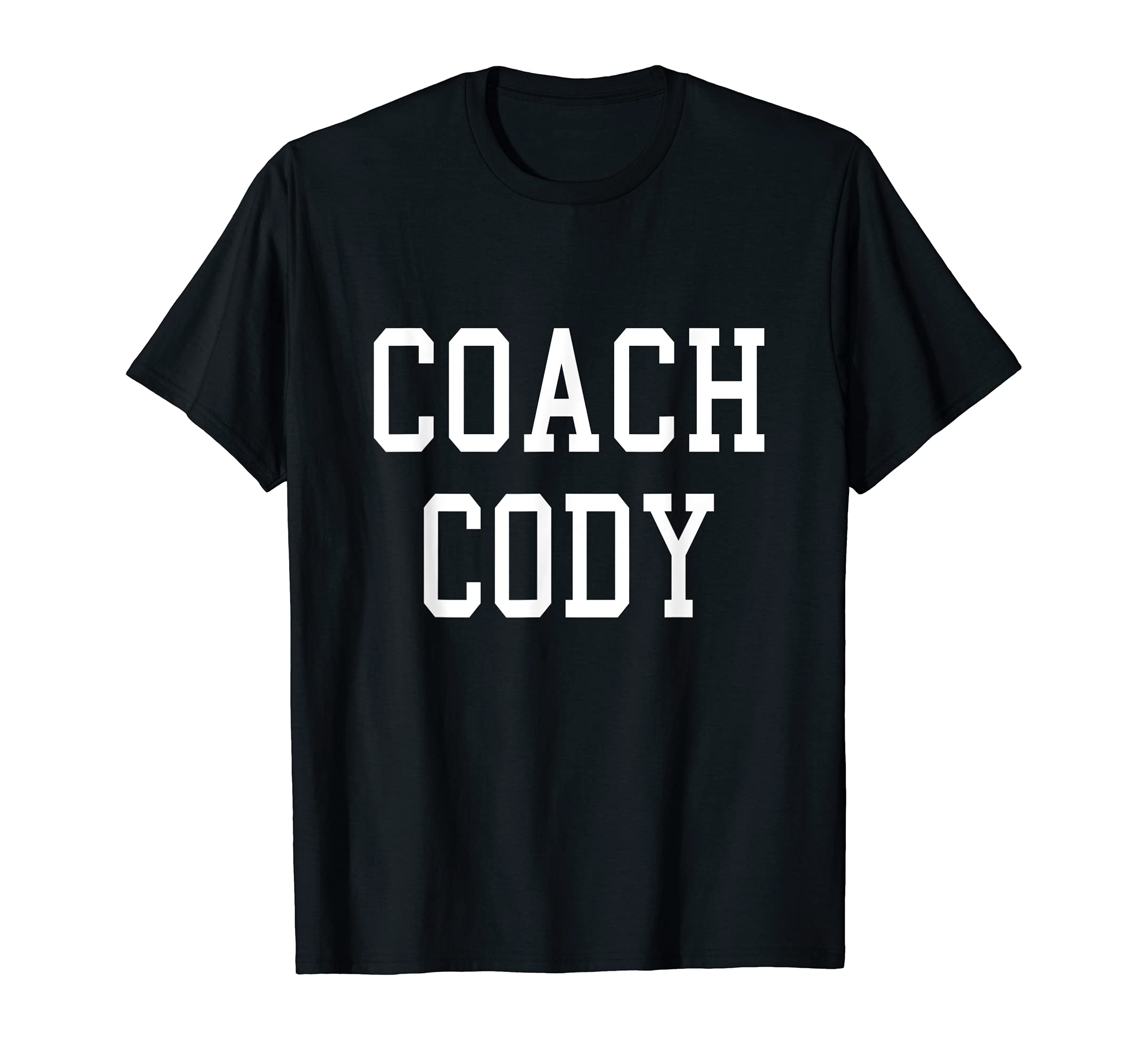 Coach Cody Custom Football Soccer T-Shirt - Minimalist Print for Adults - T-Shirt, Sweatshirt, Hoodie