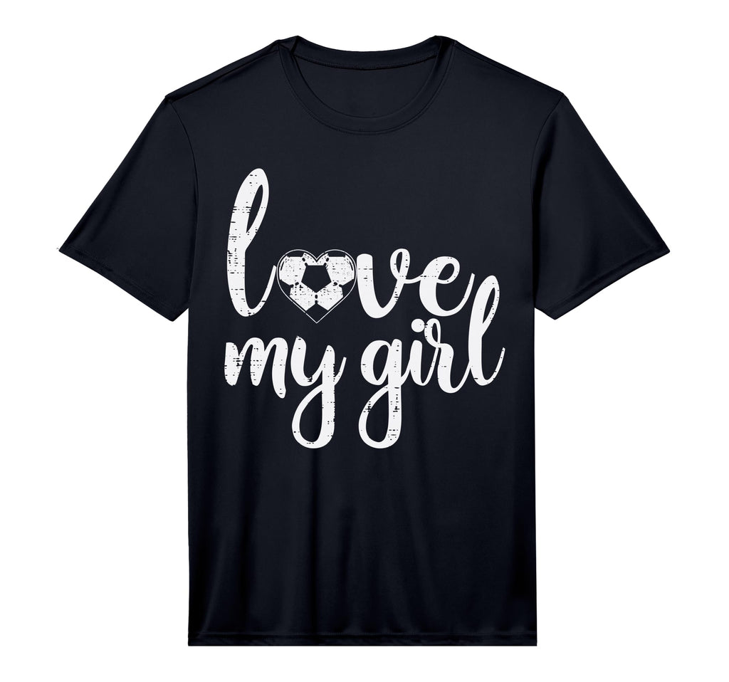 Love My Soccer Football Sports Mom Dad T-Shirt - Graphic Print Unisex - T-Shirt, Sweatshirt, Hoodie