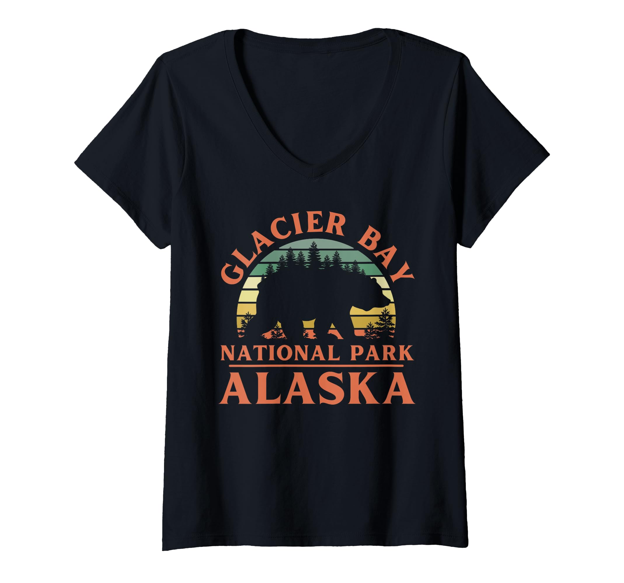 Glacier Bay National Park Alaska Usa Hoodie - Fun Novelty Design Men Women - T-Shirt, Sweatshirt, Hoodie