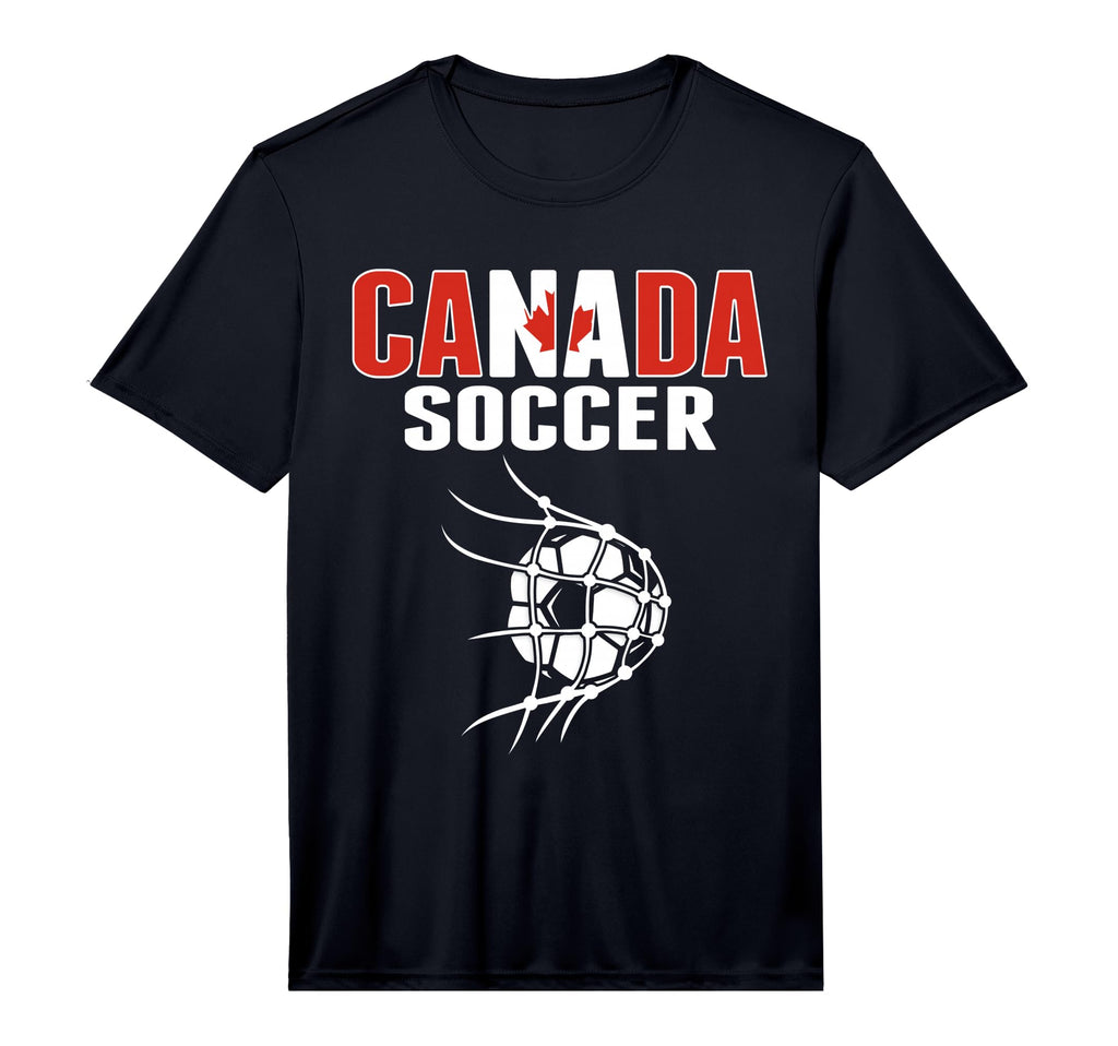 Canada Soccer Fans Jersey Support T-Shirt - Custom Art Print Men Women - T-Shirt, Sweatshirt, Hoodie