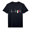 Mexico Heart Heartbeat Ekg Pulse Mexican T-Shirt - Unique Graphic Unisex - T-Shirt, Sweatshirt, Hoodie