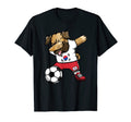 Dabbing Pug South Korea Soccer Fans T-Shirt - Unique Graphic Men Women - T-Shirt, Sweatshirt, Hoodie