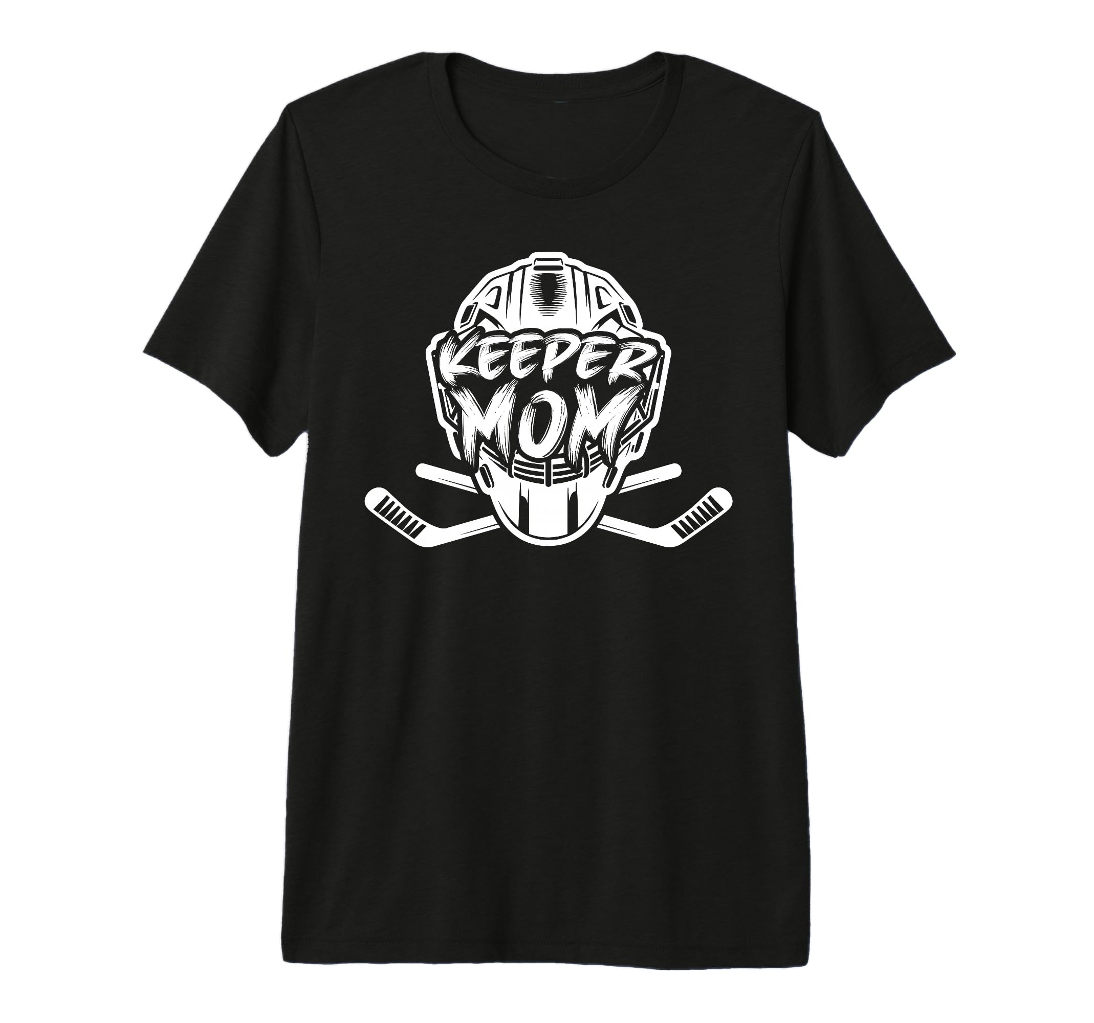 Hockey Keeper Mom Ice Hockey Goalie T-Shirt - Graphic Print for Adults - T-Shirt, Sweatshirt, Hoodie