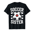 Soccer Sister Soccer Players Sister T-Shirt - Aesthetic Graphic Unisex - T-Shirt, Sweatshirt, Hoodie