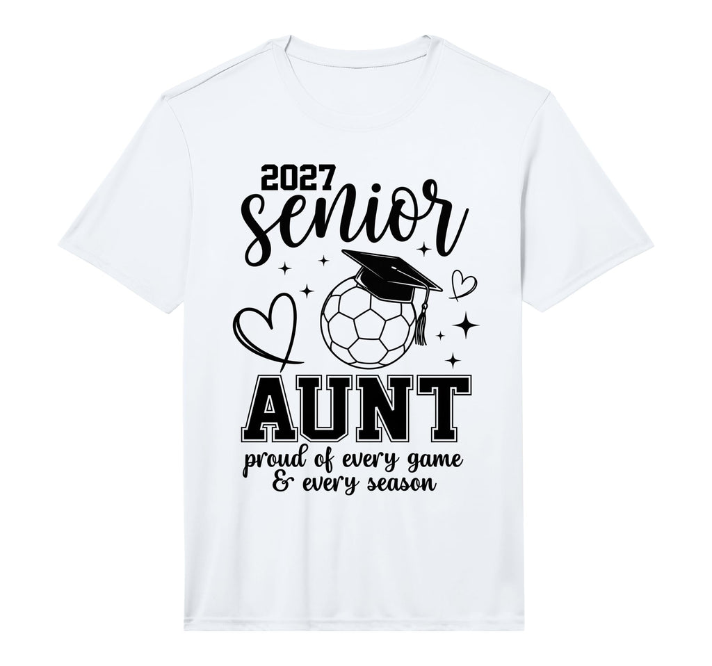 2027 Senior Soccer Aunt Proud Family T-Shirt - Trendy Graphic for Adults - T-Shirt, Sweatshirt, Hoodie