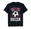 Soccer Daughter Just Who Loves Soccer Team T-Shirt - Graphic Print Unisex - T-Shirt, Sweatshirt, Hoodie