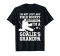 Field Hockey Goalie Grandpa Field T-Shirt - Minimalist Print Men Women - T-Shirt, Sweatshirt, Hoodie