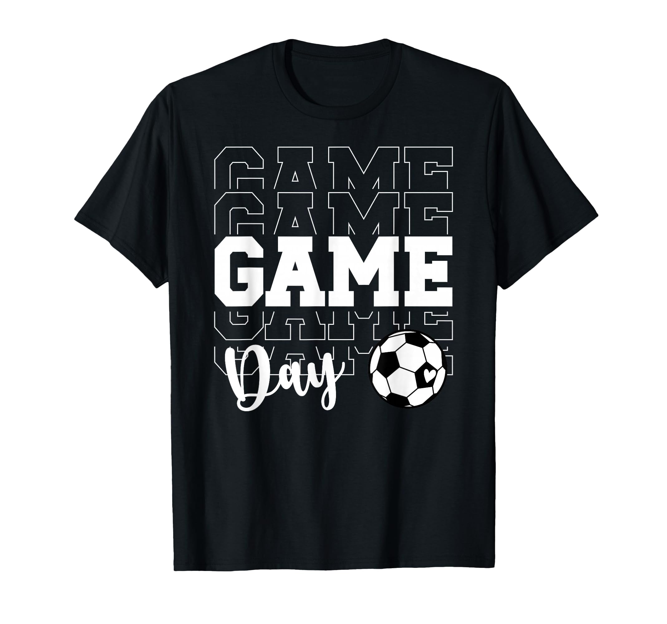 Game Day Soccer Game Day Soccer T-Shirt - Aesthetic Graphic Men Women - T-Shirt, Sweatshirt, Hoodie