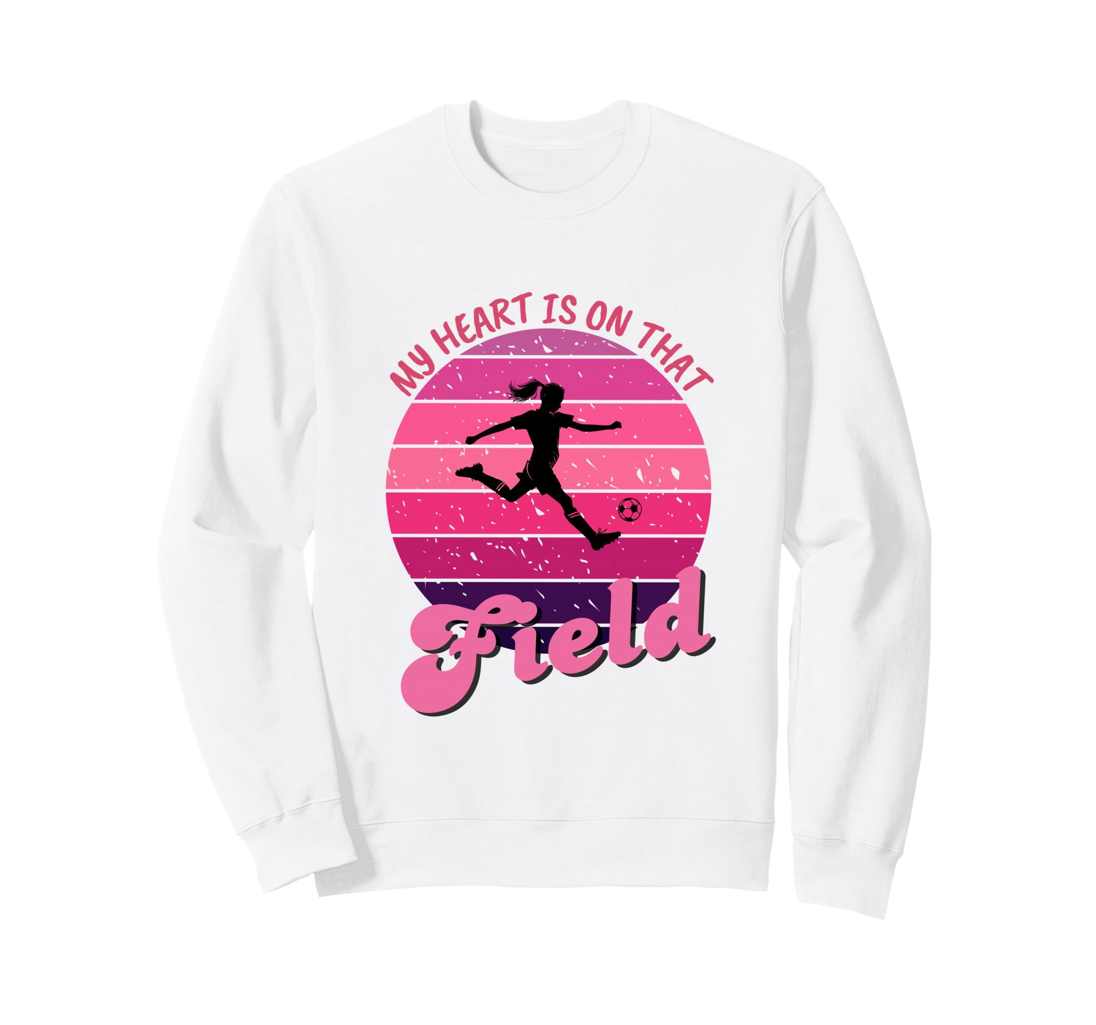 Soccer Mom My Heart Is That Field Sweatshirt - Unique Graphic Men Women - T-Shirt, Sweatshirt, Hoodie