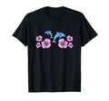 Dolphin Hibiscus Y2K Aesthetic T-Shirt - Trendy Graphic Unisex - T-Shirt, Sweatshirt, Hoodie
