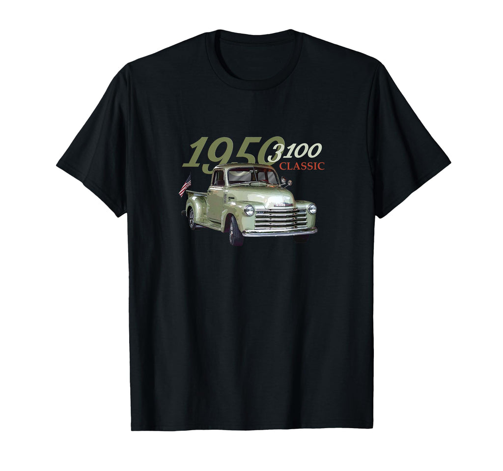 1950 3100 Pickup Truck Car Guys Trucks T-Shirt - Custom Art Print Men Women - T-Shirt, Sweatshirt, Hoodie