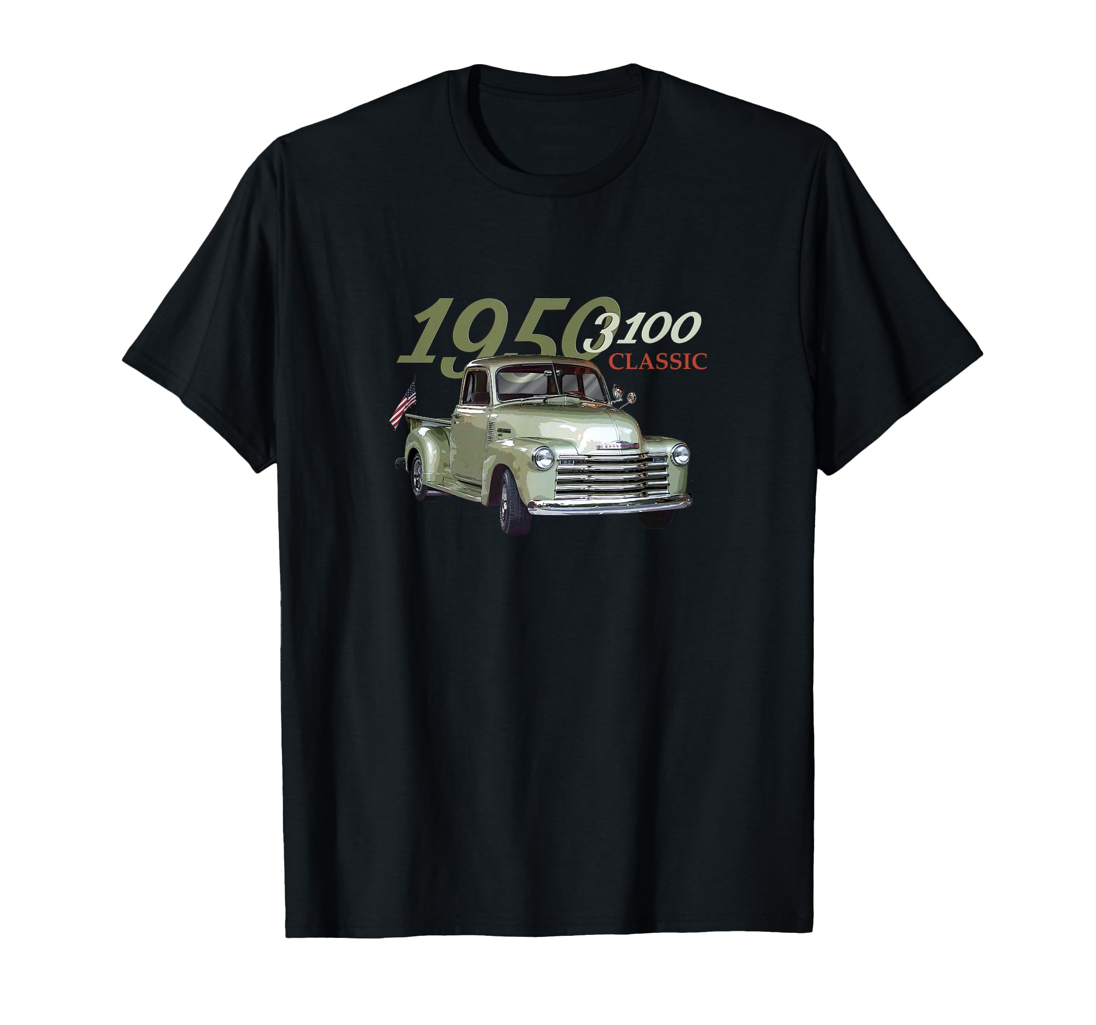 1950 3100 Pickup Truck Car Guys Trucks T-Shirt - Custom Art Print Men Women - T-Shirt, Sweatshirt, Hoodie