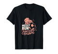 Messy Bun Soccer Mom Match Day Cheer T-Shirt - Custom Art Print Unisex - T-Shirt, Sweatshirt, Hoodie
