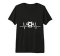 Soccer Heart Drawing Soccer Fans Tri T-Shirt - Minimalist Print for Adults - T-Shirt, Sweatshirt, Hoodie
