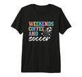 Weekends Coffee And Soccer Funny T-Shirt - Custom Art Print Men Women - T-Shirt, Sweatshirt, Hoodie