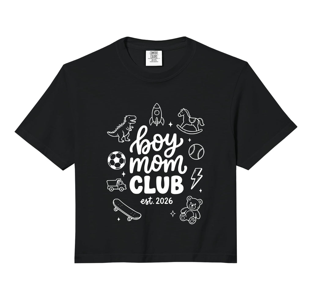 New Moms 2026 Mom Club Comfort Colors T-Shirt - Novelty Apparel for Adults - T-Shirt, Sweatshirt, Hoodie