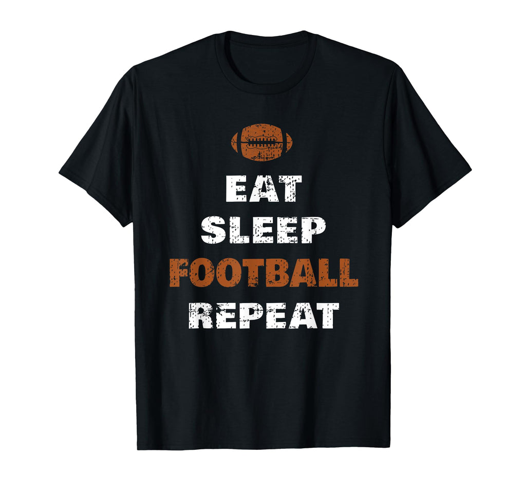 Eat Sleep Football Repeat Love T-Shirt - Aesthetic Graphic for Adults - T-Shirt, Sweatshirt, Hoodie