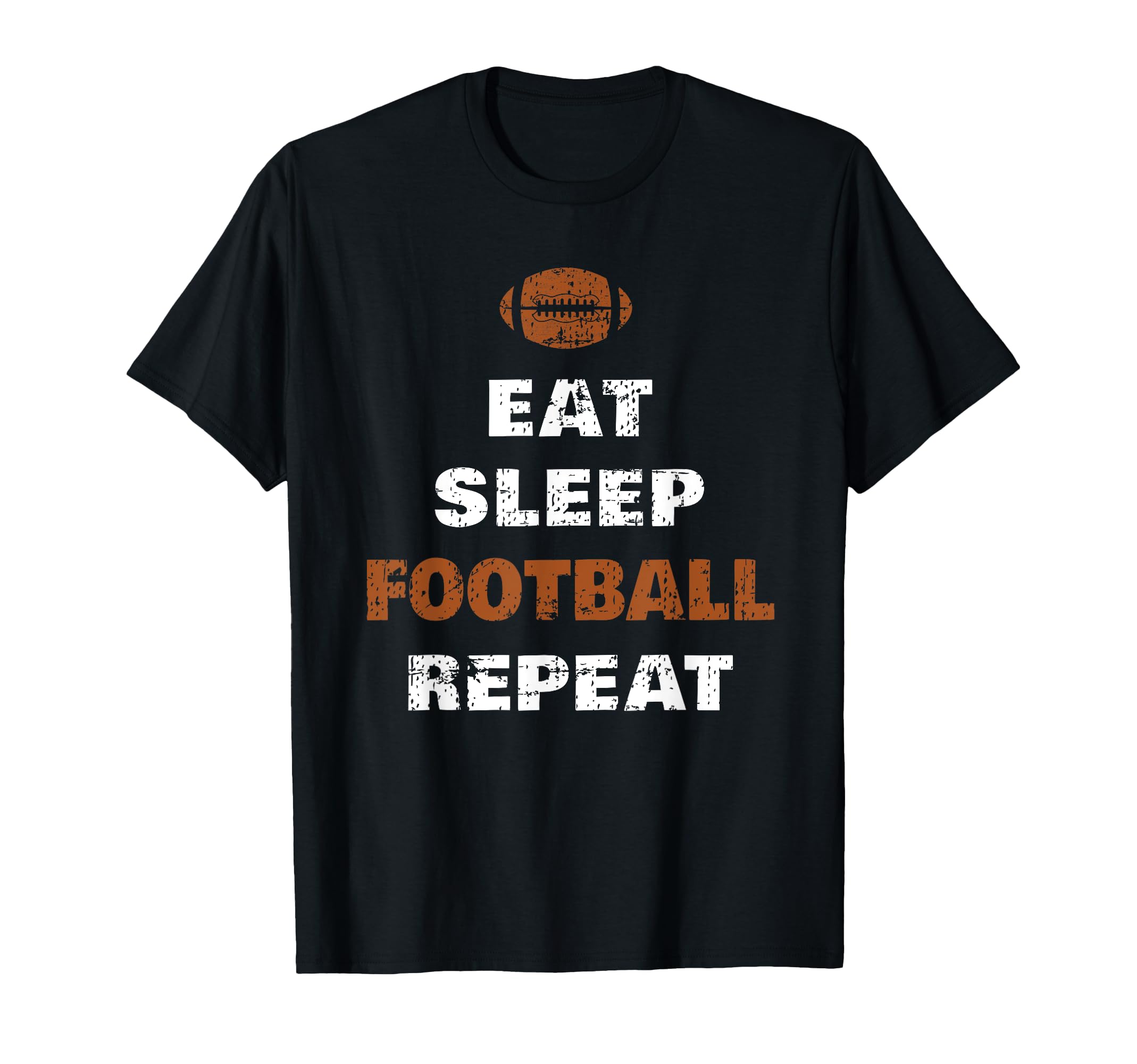 Eat Sleep Football Repeat Love T-Shirt - Aesthetic Graphic for Adults - T-Shirt, Sweatshirt, Hoodie