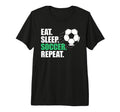 Eat Sleep Soccer Repeat Coaches T-Shirt - Fun Novelty Design Unisex - T-Shirt, Sweatshirt, Hoodie