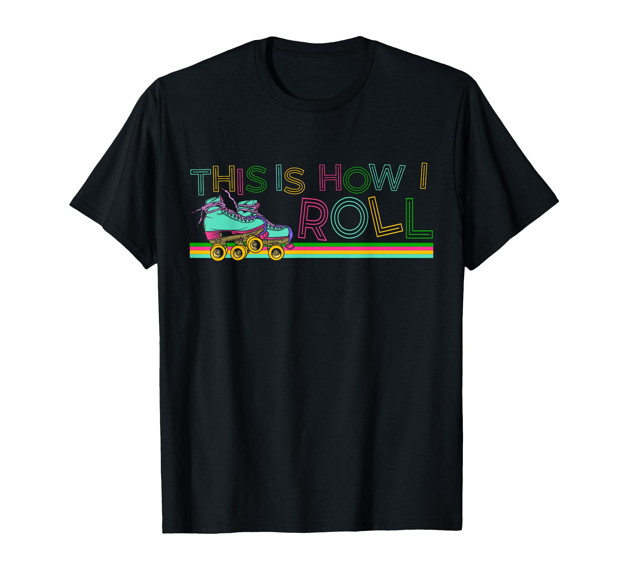 Roller Skating Skate 1970S This Is T-Shirt - Minimalist Print Men Women - T-Shirt, Sweatshirt, Hoodie
