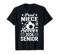Proud Niece Soccer Senior 2026 Graduation T-Shirt - Custom Art Print Unisex - T-Shirt, Sweatshirt, Hoodie