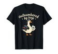 Funny Mom Silly Goose Outnumbered T-Shirt - Trendy Graphic for Adults - T-Shirt, Sweatshirt, Hoodie