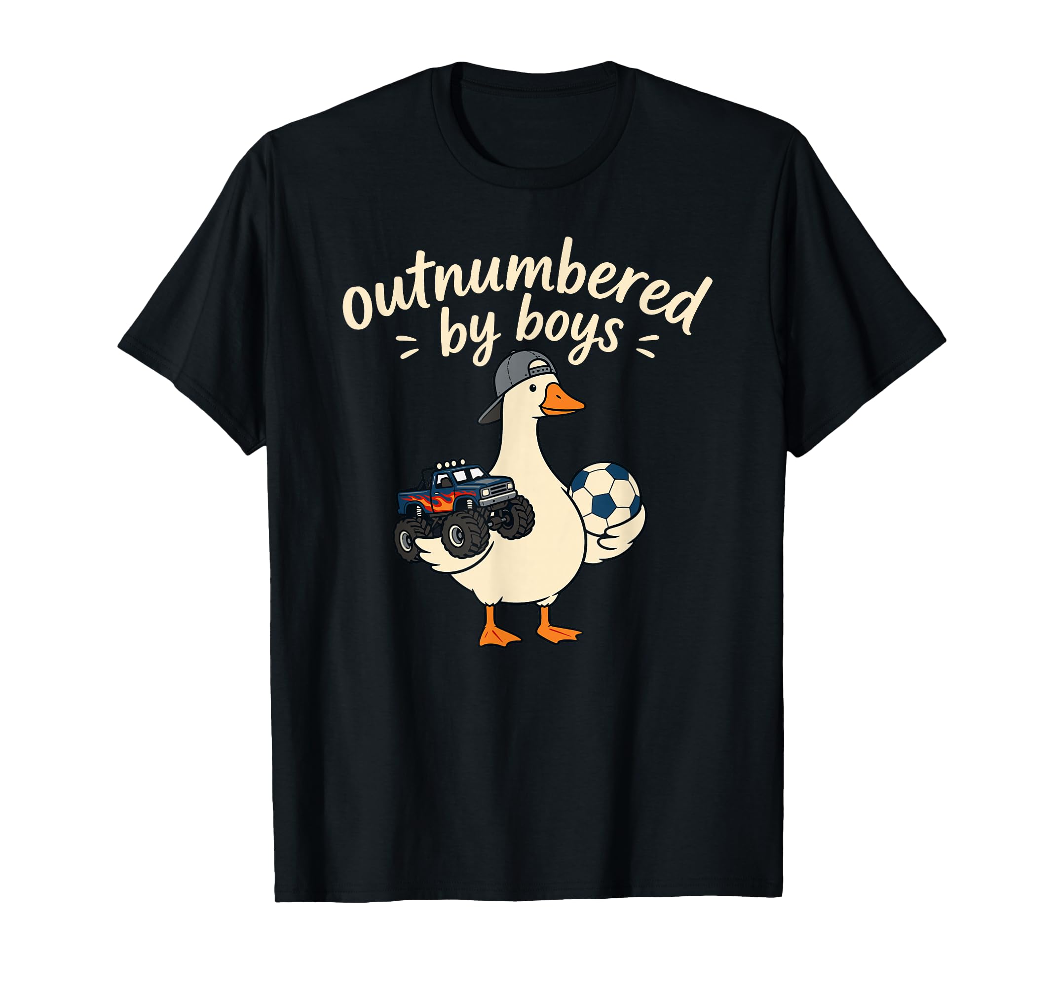 Funny Mom Silly Goose Outnumbered T-Shirt - Trendy Graphic for Adults - T-Shirt, Sweatshirt, Hoodie