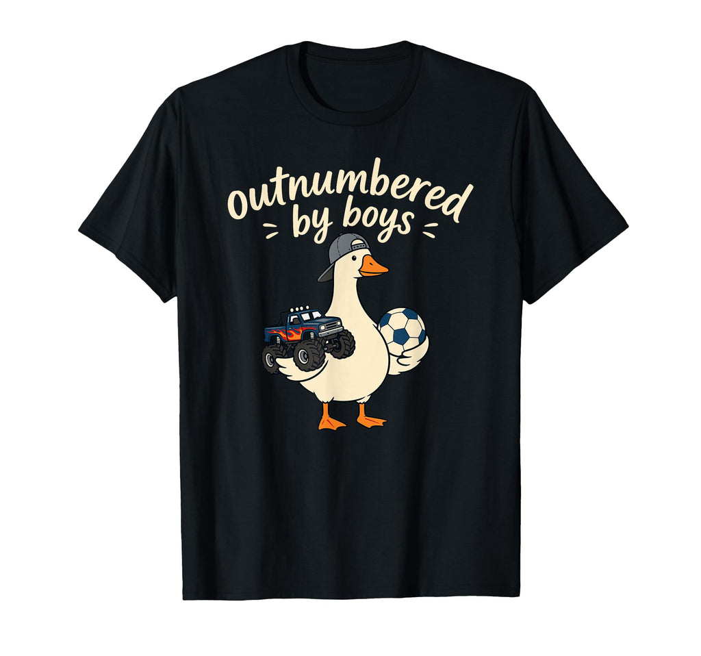 Funny Mom Silly Goose Outnumbered T-Shirt - Novelty Apparel Men Women - T-Shirt, Sweatshirt, Hoodie