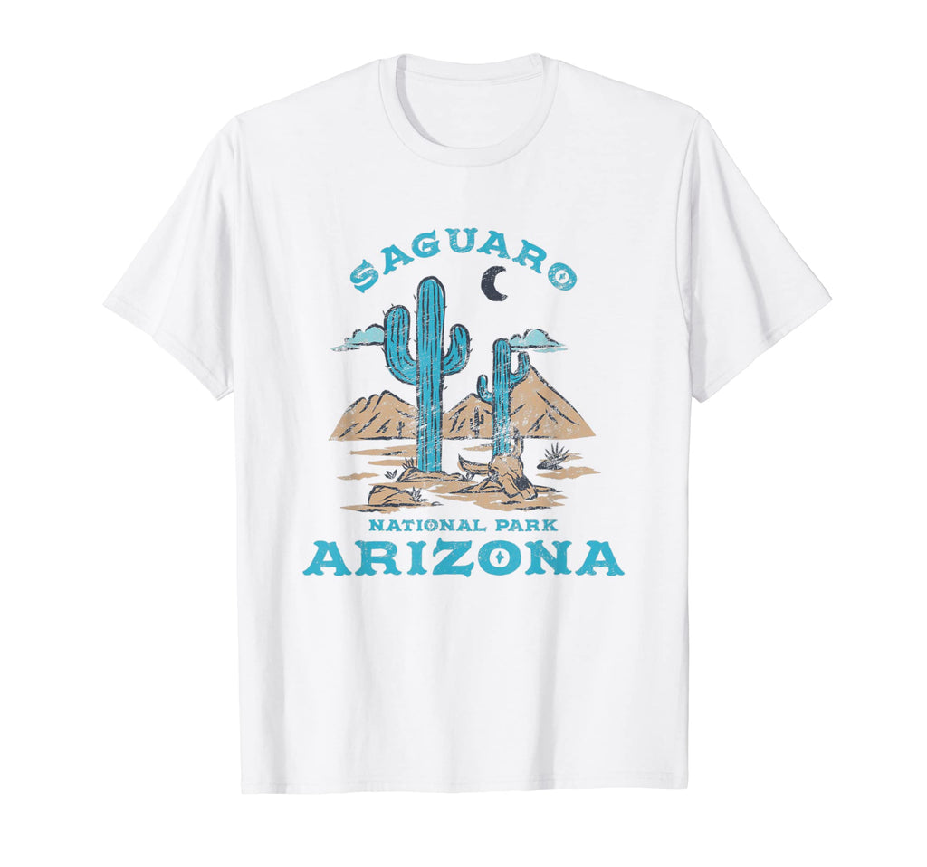 Saguaro Cactus Moon Arizona National T-Shirt - Aesthetic Graphic Men Women - T-Shirt, Sweatshirt, Hoodie